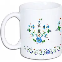 Astrid Kasjoebische keramische volksmok 330 ml - Uniek Design