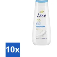 Dove – Douchegel – Advanced Care Gentle Scrub – 225 ml - Bulkverpakking - 10 stuks