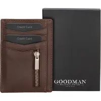 Goodmans Goodman - Creditcardhouder - Echt Leer - Bruin