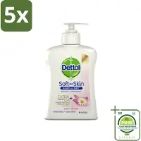 Dettol 5 x - Handzeep - Antibacterieel - Hydraterend - Kamille - 250 ml - Grootverpakking - Handzeep - Antibacterieel - Hydraterend - Kamille - Handwas