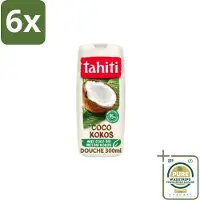 Tahiti – Douchegel – Coco - 315 ml - Voordeelverpakking - 6 stuks - Tropisch - Ontspannen douche