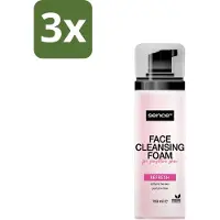 Sence 3 x - Gevoelige Huid - Gezichtsreiniger - Foam - 150 ml - Gevoelige Huid Reinigen - Gezichtsreiniger - Schuimreiniger - Poriën Reinigen - Make-up Verwijderen