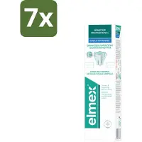 Elmex 7 x Tandpasta Sensitive Professional Gentle Whitening 75 ml - Gevoelige Tanden - Tandpasta Whitening - Pro-Argin - Tandgevoeligheid - Tandpasta Voor Gevoelige Tanden