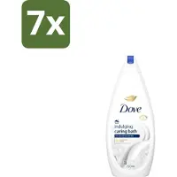 Dove 7 x – Badcrème – Indulging Cream – 720 ml - Badcrème - Badcrème 720 Ml - Badcrème Voor Huid - Badcrème Voor Zintuigen - Zachte Reiniging