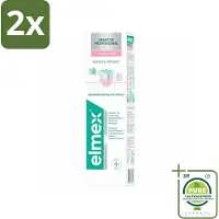 Elmex Tandpasta Sensitive Professional Gum Care 75 ml - Voordeelverpakking - 2 stuks - Gevoelige tanden - Tandpasta