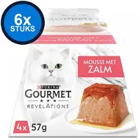 Gourmet 6x Revelations - Mousse Zalm - Kattenvoer - 4x57g