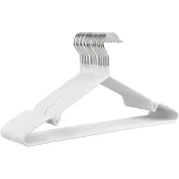 Songmics - Kledinghangers - Metalen Kledinghangers - Set van 20 - Antislip - 360° Draaibare Haak