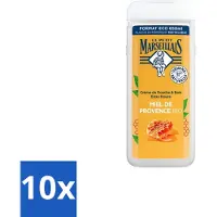 Le Petit Marseillais – Douche & Bad – Honing – 650 ml - Bulkverpakking - 10 stuks