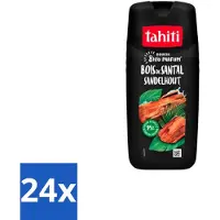 Tahiti – Douchegel – Sandelhout - 315 ml - Voordeelverpakking - 24 stuks