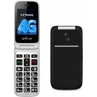 Artfone G3 Senioren Telefoon 4G - Klaptelefoon Dubbel Scherm - SOS Noodknop - GSM Dumbphone - Zwart