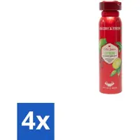 Old Spice – Deospray – Citron – 150 ml - Voordeelverpakking - 4 stuks