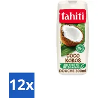 Tahiti – Douchegel – Coco - 315 ml - Voordeelverpakking - 12 stuks
