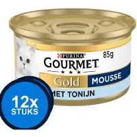 Gourmet Gold - Mousse Tonijn - Kattenvoer - 12 x 85g
