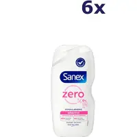 Sanex 6x Douchegel - 400ml - Zero - sensitive