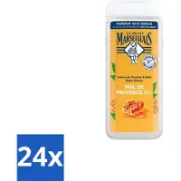 Le Petit Marseillais – Douche & Bad – Honing – 650 ml - Voordeelverpakking - 24 stuks
