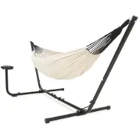 Famanu – Hangmat met standaard en tafel voor tuin en camping, ideaal voor ontspanning buiten