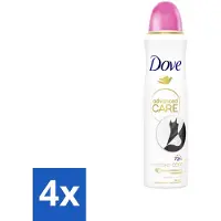 Dove 4 x – Deodorant Spray – Invisible Care – 150 ml - Anti-transpirant - Deodorant Spray - Zweetbehandeling - Frisheid - Huidbescherming
