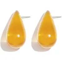 Yehwang Stylish resin stud earrings for spring/summer - gember