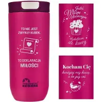 Majestic Sport Gepersonaliseerde Thermosbeker met Gravure - Uniek Cadeau voor Haar
