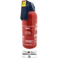 ALLVIA Brandblusser Auto - Brandblusser Schuim - Brandblusser - Rood - 33cm x 12cm x 15cm