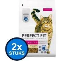 Perfect Fit 2x - droog adult kip 2,8kg - Kattenvoer - 2.8 kg