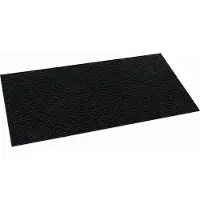 Famanu – Schoonloopmat met antislip TPE-achterkant, robuuste deurmat voor entree, hal en bedrijf, zwart, 80 x 100 cm