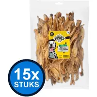 Voskes 15x Konijnenoren - Hondensnack - 400g