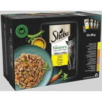 Sheba Nature's Collection Gevogelte Selectie In Gelei Maaltijdzakjes 12x85g