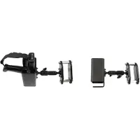 Brodit houder universele scanner pistolgrip - Forklift montageset max 97 mm