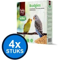 Hobby First 4x King Grasparkiet - Vogelvoer - 1kg
