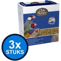 Deli Nature 3x Premium Eivoer Tropische Vogels - Vogelvoer