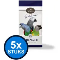 Deli Nature 5x - Birdelicious papegaaien serengeti 750gr - Vogelvoer - 750 g
