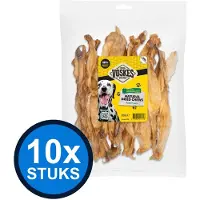 Voskes 10x Konijnenoren - Hondensnack - 200g