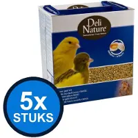 Deli Nature 5x - eivoer vet geel 1kg - Vogelvoer - 1 kg