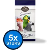 Deli Nature 5x - Birdelicious tropical fruit 750gr - Vogelvoer - 750 g