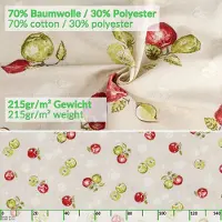 ANRO Tafelkleed Appels Meerkleurig 140x100cm Rechte rand Afwasbaar Waterafstotend Binnen & Buiten