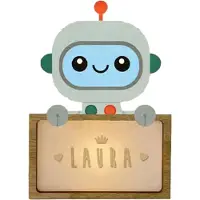 Vintiun Robot lamp - - Duurzaam hout - Kinderen & Baby's