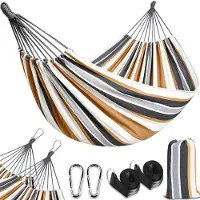 Famanu – Outdoor hangmat met klamboe, ultralicht en geschikt voor kamperen, maximale belasting 200 kg