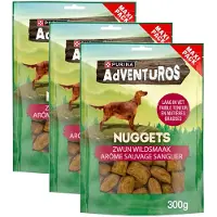 Purina Adventuros Nuggets Wild Zwijn - Multipack - Hondensnacks - 900g (3x300g)