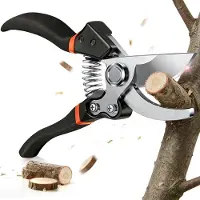 Famanu – Snoeischaar van SK-5 staal met veiligheidsvergrendeling, roestvrije rozenschaar voor tuinieren