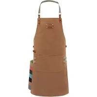Famanu – Kookschort voor BBQ, geschikt voor mannen en vrouwen, ideaal als cadeau, denim schort, extra lang, beschikbaar in vele kleuren