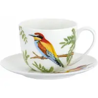 Marco polo Keramische Mok 300ml - Kleurrijke Poolse Vogel 'Sterna' - Cadeau