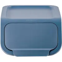 Practic Nieuwe Blauwe Deksel voor Bini 25L Afvalbak - Afvalscheiding