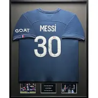 Paris Saint Germain Lionel Messi 22/23 ingelijst thuis shirt
