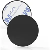 BDS Metalen Plaatje voor Magnetische Telefoonhouder - 40mm Zwart Mat