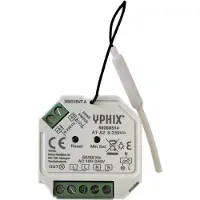Yphix Draadloze LED Dimmer 230V 2,4GHz | Universele Inbouwdimmer | 0-200W | Knippervrij Dimmen