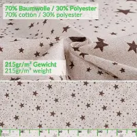 ANRO Tafelkleed Sterren Meerkleurig 140x100cm Rechte rand Afwasbaar Waterafstotend Binnen & Buiten