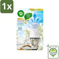 Air Wick 1 x Essential Oils - Elektrische Geurverspreider Starterkit - Sering & Fris Linnen - 19ml - Luchtverfrisser - Geurverspreider - - Essentiële Oliën - Sering & Fris Linnen