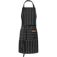 Famanu – Verstelbare schorten voor de keuken, geschikt voor mannen en vrouwen, met 2 zakken, ideaal voor koken