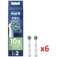 Oral-B Oral B opzetborstels 12 stuks (2x6) Cross Action